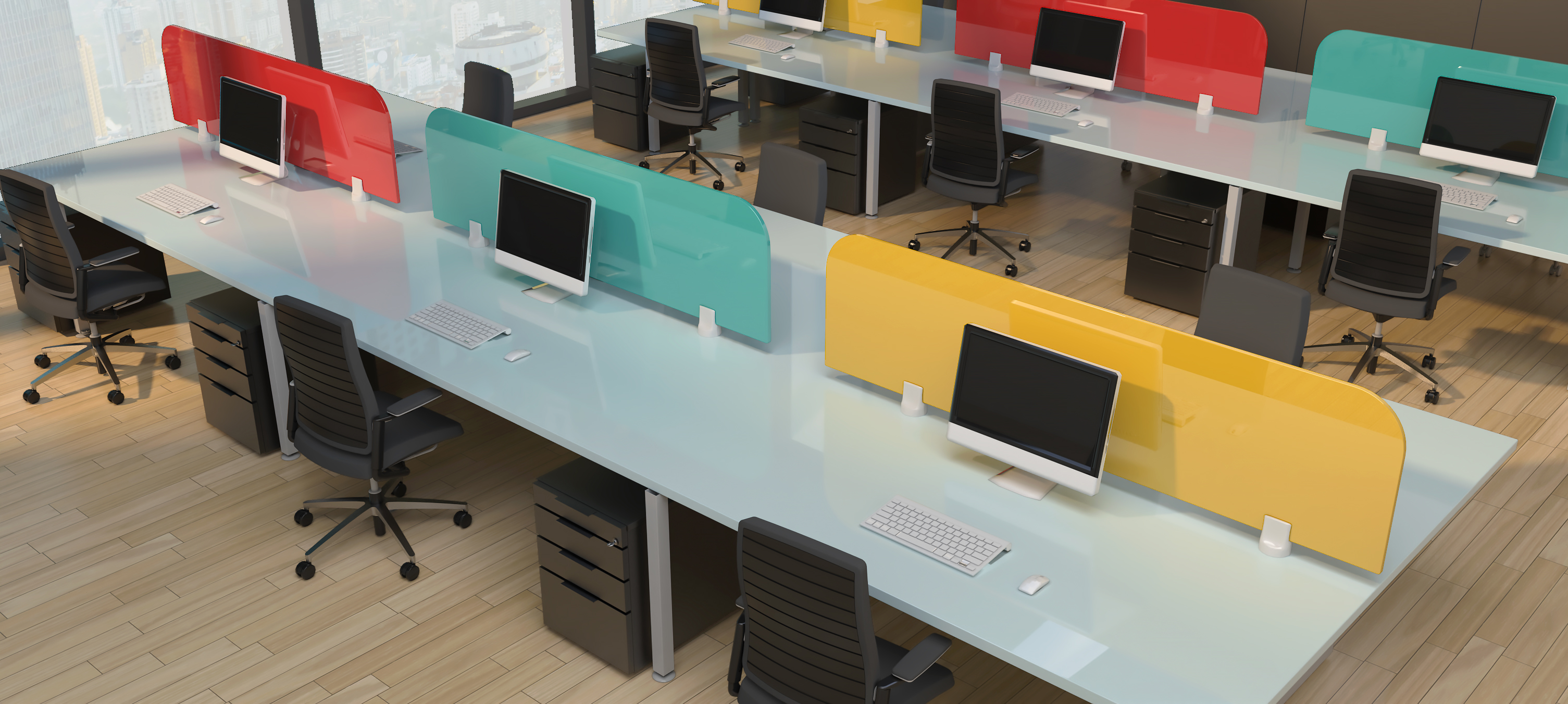 7 Advantages of Using Lacquered Glass for Workstation Partitions